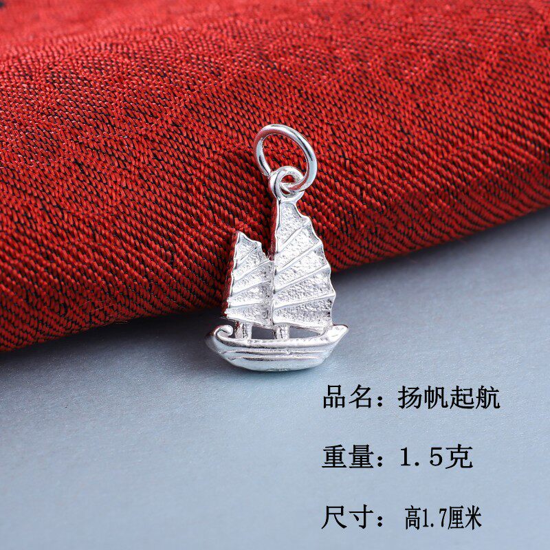 999  목걸이 각종 펜던트 여성용 네잎 클로버 순은 펜던트 심플한 팔찌 종 선박 브랜드 실버 장식품