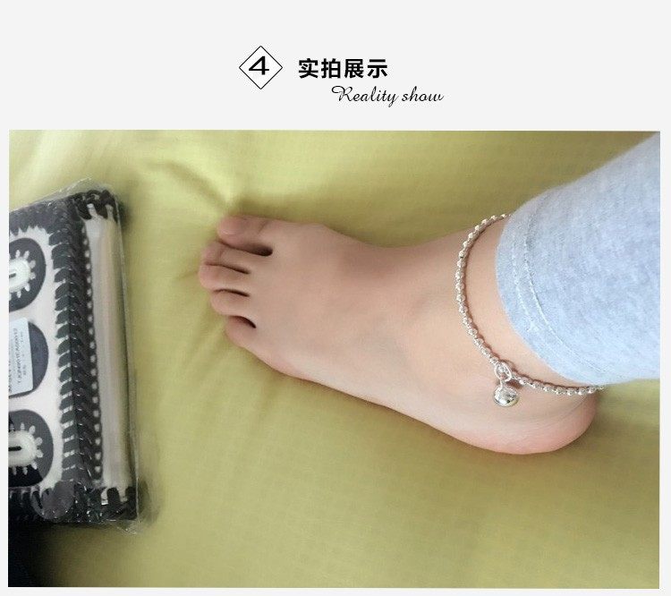 Bracelet de cheville Femme en Argenterie - Ref 3101502 Image 18