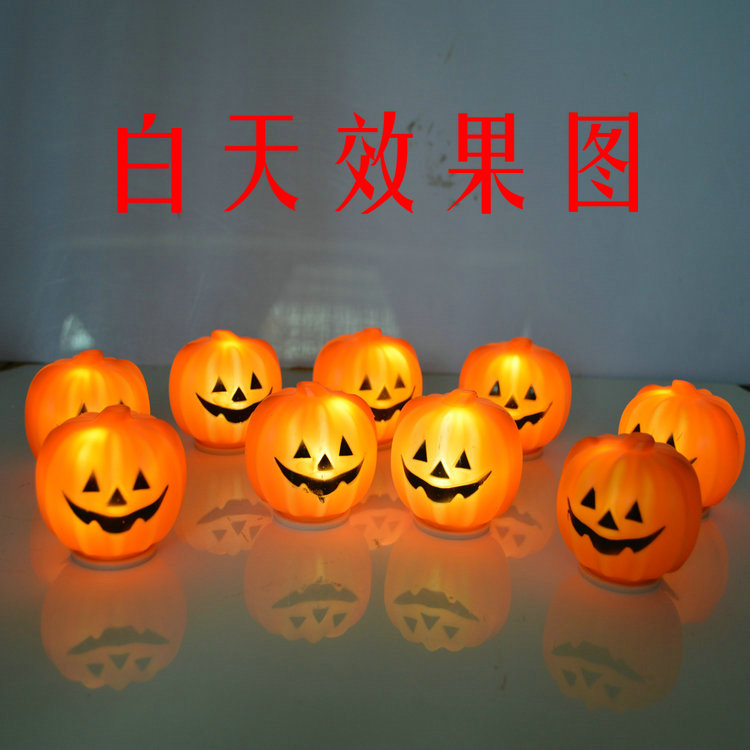 Trang trí cảnh Halloween Lễ hội ma Đèn bí ngô Bình bí ngô phát sáng Đèn bí ngô nhỏ Đèn bí ngô nhỏ - Sản phẩm Đảng / Magic / Hiệu suất