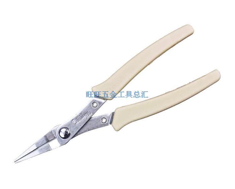 Imported Japan PEAKS Three Mountain Card Electronic clamping pliers flat mouth pliers SP-24-Taobao