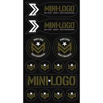 MInilogo imported skateboard stickers multi size combination stickers 13 9 9 × 18cm HSOC skateboard