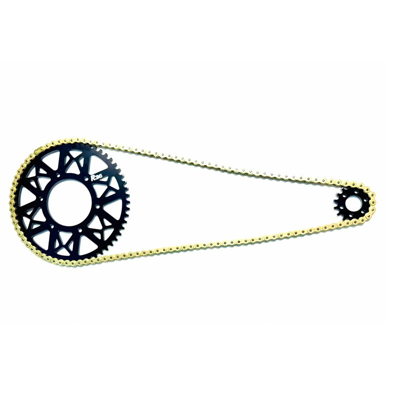 Suitable for Qiu Long Ji Bee Secondary Transmission Sprocket Set 415 Sprocket Set Chainring Small Wheel Upgrade Modification Parts
