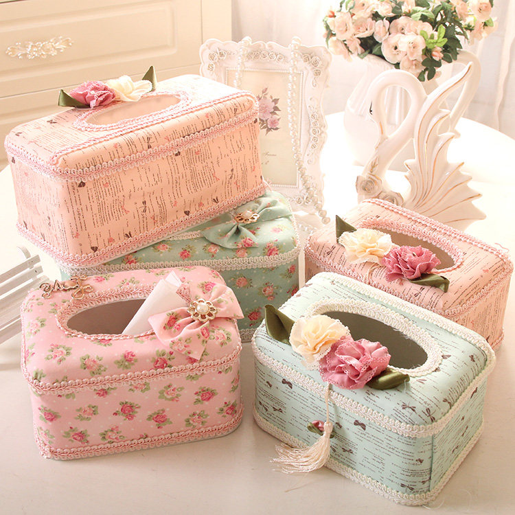 High quality cloth art Jane Oita garden paper box toilet paper box extraction style paper towels table tea table containing basket containing box