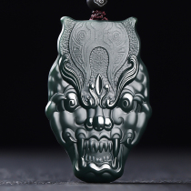 And Tian Yuyu noodles jade pendant Xinjiang Qingyu mens jade pendant jade pendant jade pendant jade pendant jade Pei with certificate