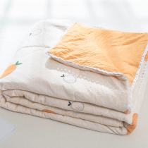 ins wind summer thin quilt summer cool quilted by air conditioning quilt core double single dorm room student washable cotton quilted
