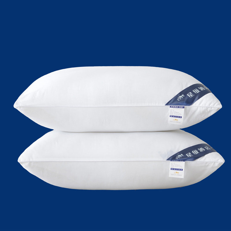 Elastic Good Star Hotel Pillow Core Pure Cotton Pillow Single 48x74 Single use Neck Pillow Pair of Fitted Adults