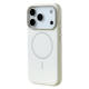 MENG/XIA Gray Pink Purple MagSafe Smooth Finish Phone Case for iPhone 17, 16, 15, 14, 13 and 12