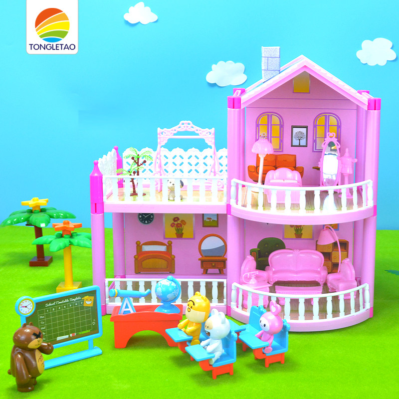 Children's toy Villa plane yacht ship two-year-old baby disguised home wine castle house girl birthday gift