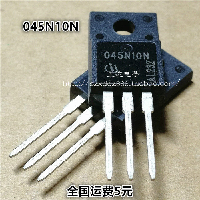 New 045N10N IPA045N10N3G field effect electric crystal 100V straight plug TO-220F can be straight shot