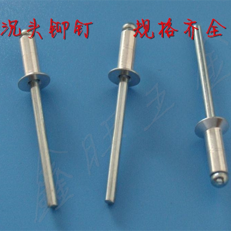 Countersunk head aluminum core pulling rivets Decorative hinge nails Flat head aluminum pull rivets pull rivets M2 4M3 2 M4 M5