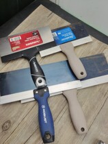 Shoveling knife batch grey in colour as figure looking for flat theorist plastic handle stainless steel putty scraper squeegee wiper blade oil ash knife tool