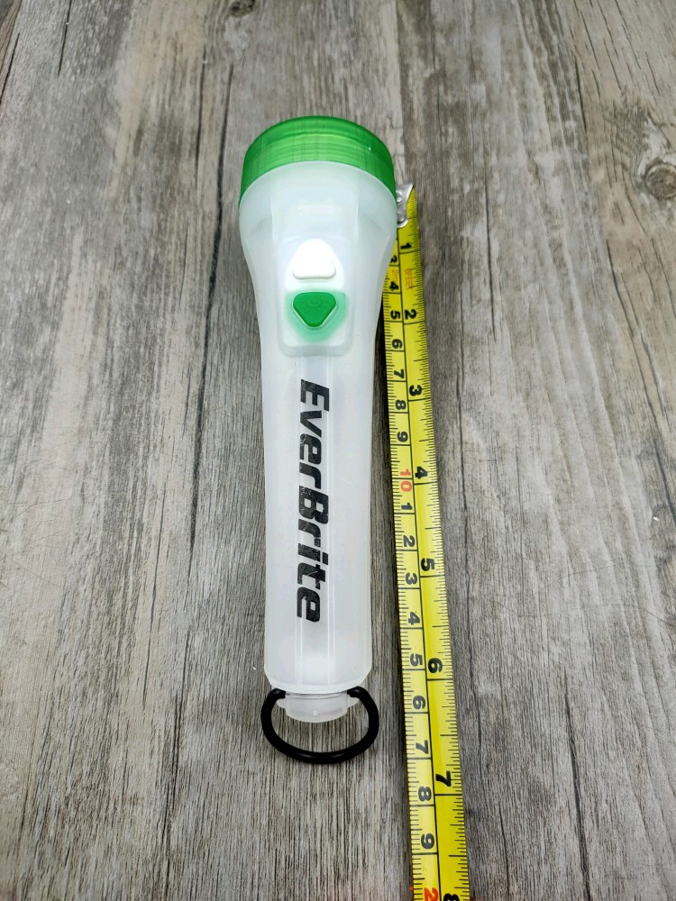 Flashlight lamp (green light white light) lamp body color random shipping red and blue green