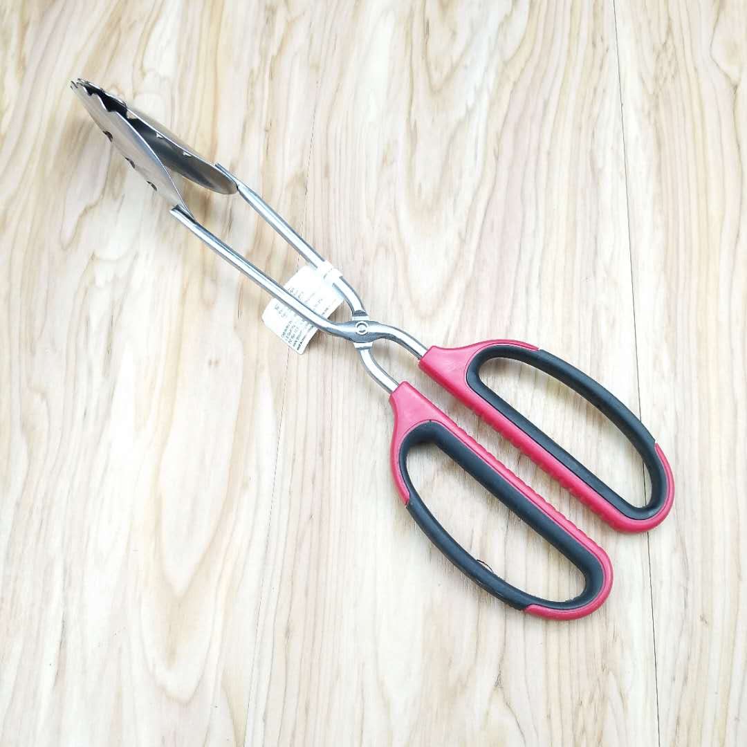 Outdoor Barbecue Grilled Fish Clip Grilled Fish BBQ Barbecue Clip Handle Plastic Cracking Defect Treatment