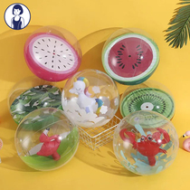Japanese ins Net red inflatable unicorn Flamingo three-dimensional beach volleyball water ball watermelon children toy ball
