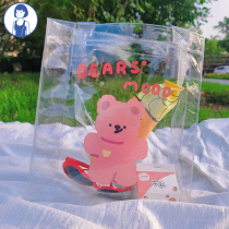 Japanese girl hipster soft girl cartoon fruit cute shopping bag Beach candy color swimming bag bathing bag