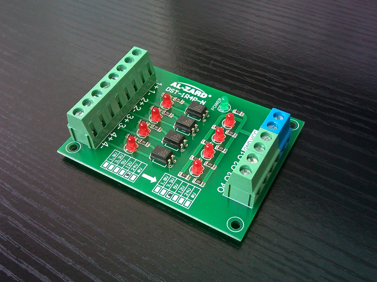 Four-way optical coupling isolation PLC level voltage conversion 1 8 3 3 5 12 24V DST-1R4P-N
