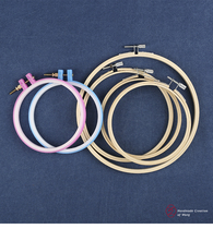 Wangs hand embroidery stretch diy embroidery tool Embroidery circle embroidery stretch photo frame handmade round cross stitch shelf support