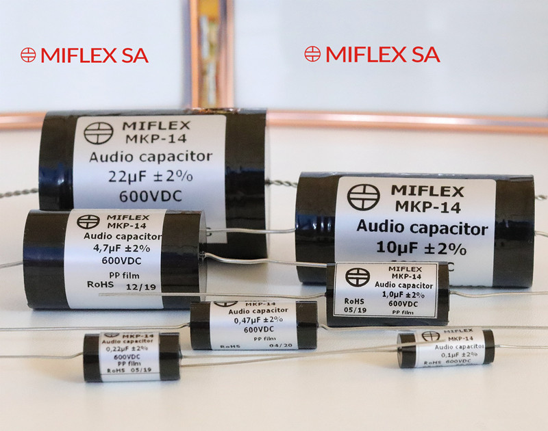 Poland imports Mifox MIFLEX MKP-14 600V alloy zinc foil oil impregnator coupling capacitor