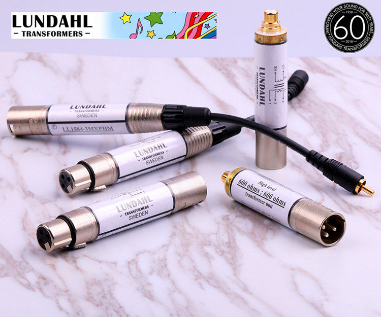 Swedish LUNDAHL LL1584 RCA XLR balanced conversion plug