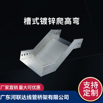 Cable bridge galvanized wire slot over bending aluminum alloy bending slope customized all kinds of joint slot accessories