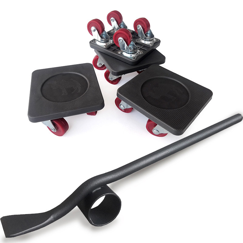 Tea table Refrigerator universal carrying mobile machine moving washing machine heavy household pulley moving plate labor-saving moving tool