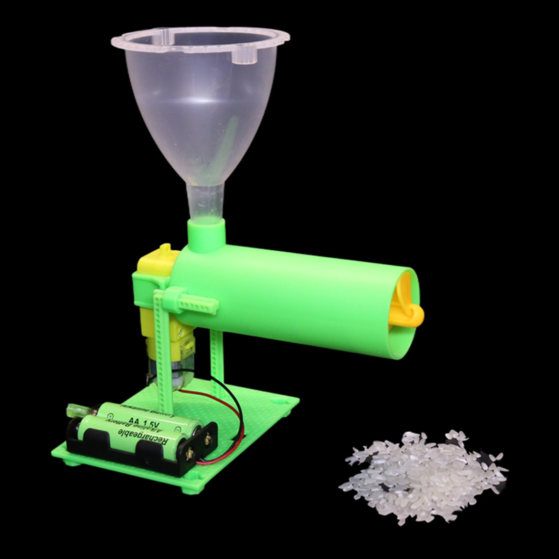 LAOSHU Fish Feeder Set Spiral Propulsion Model Technology Invention Making Handmade Science Experiment Material Kit