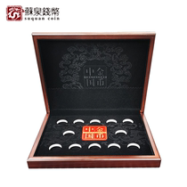 Zodiac Panda gold coins 1 10 ounces 3 grams of gold high-end collection protection wooden box Chinese gold coins 12 gift boxes