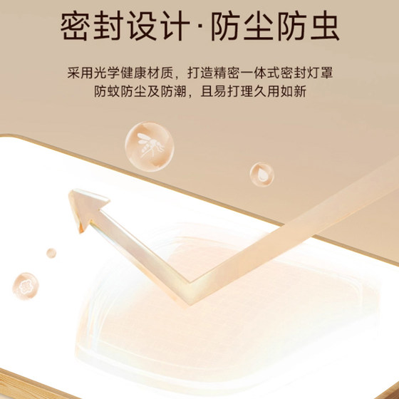 Log-Style Lighting Fixtures 2025 New Model Living Room Ceiling Light Hall Light Japanese-Style Bedroom Light New Chinese-Style Zhongshan Room Light