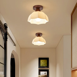 Chinese-Style Retro Corridor Aisle Light, Staircase Foyer Entrance, Antique-Style Balcony Creative Ceiling Light 2025