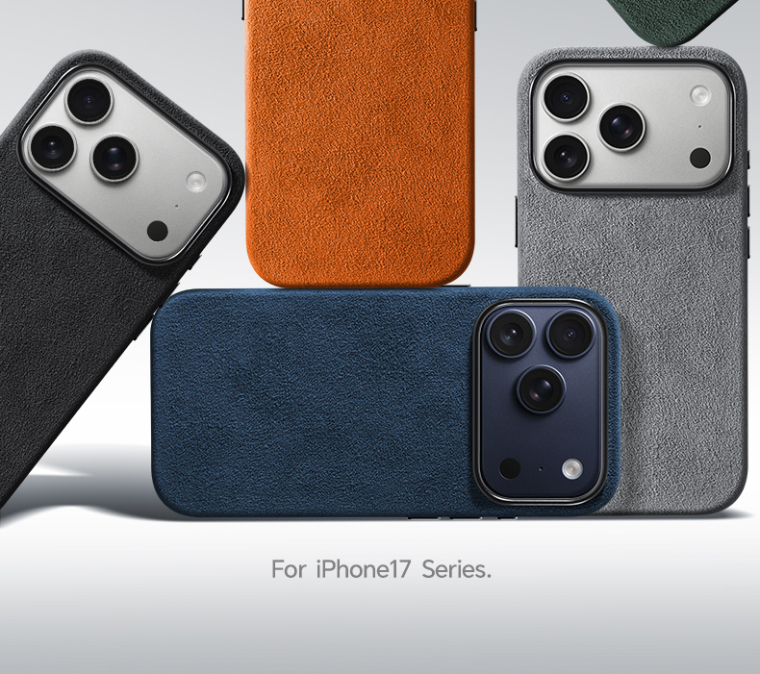 Alcantara MaxMagSafe Suede Microfiber 17 17, 17 Air, 17 Pro, 17 Pro Max iPhone Case