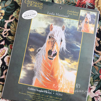 US CD CANDAMAR DESIGNS original imported cross stitch: CD51311 horse printed base cloth