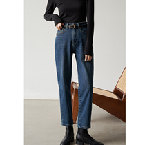 SS STUDIO Autumn Winter Warmth Double Delsuede Gvet Jeans Woman Little Sub Autumn Winter High Waist Small Leggings Pants