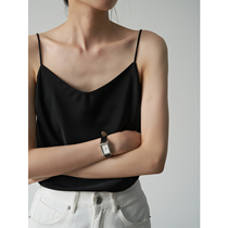 SS STUDIO RETRO SMALL HARNESSES BLACK FINE HEEL INNER HITCH FEMALE SUMMER DESIGN SENSATION SMALL CROWDWEAR EXTERNAL WEAR