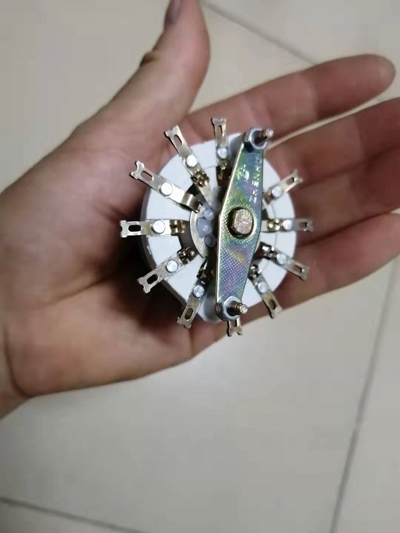 Charging motor tuning current switch single-layer single-pole ten gear rotary band switch with knob booster voltage regulator