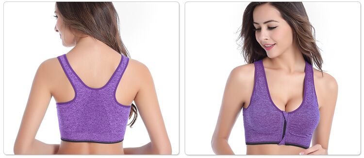 Áo ngực thể thao chống sốc nữ nhanh khô thoáng khí thu thập chiều cao không có vòng thép chạy vest thể dục đồ lót mùa xuân trắng - Đồ lót thể thao áo bra adidas