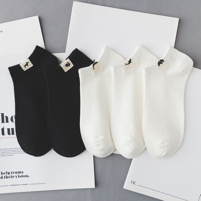 White men socks Summer slim short socks Black boat Sox shallow mouth suction low waist cotton damp low Help short waist breathable-Taobao
