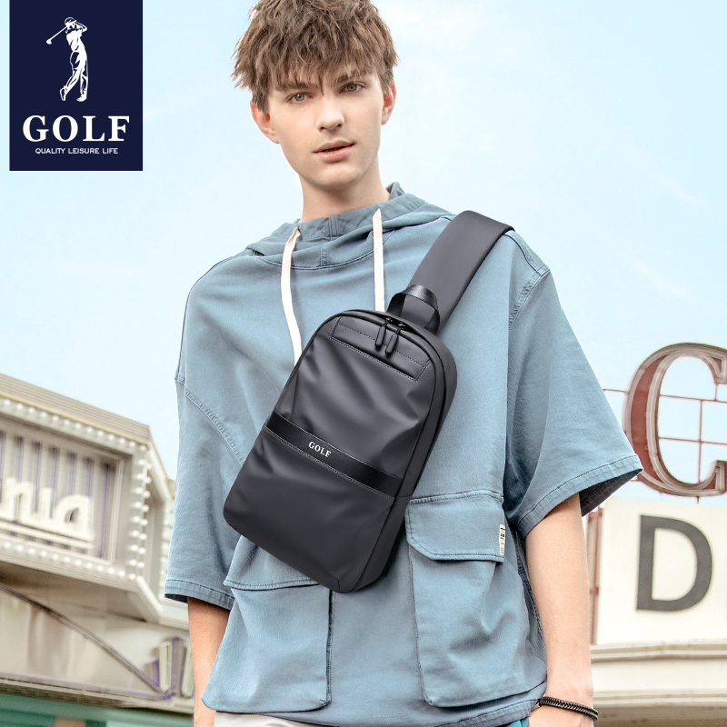 Golf Chest Bag Men's Fashion Trends Men's Single Shoulder Bag Skew Satchel Multifunction Casual Boomer Canvas small Shoulder Bag