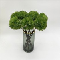 Green caryophyll ultra-realistic feel imitation flower home decoration place flower arrangement ornament photography props fake flowers and green plants