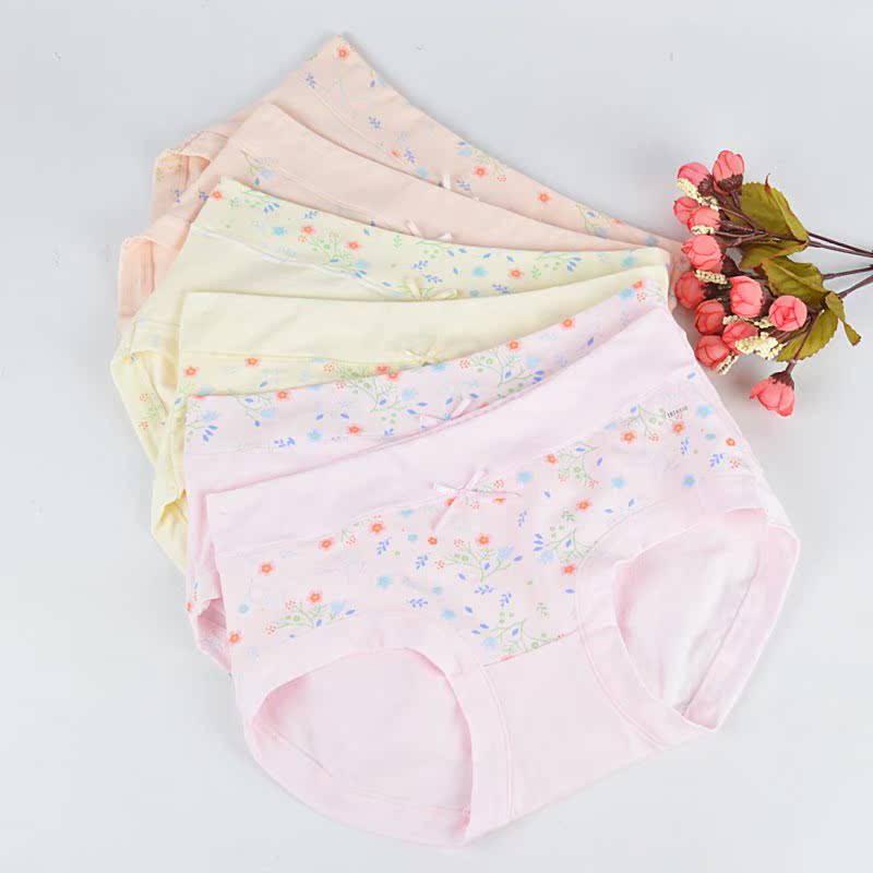 [Chụp ảnh bất ngờ] Đồ lót nữ Plymouth chính hãng cotton modal eo thoáng khí 20201 quần lót nữ trung niên