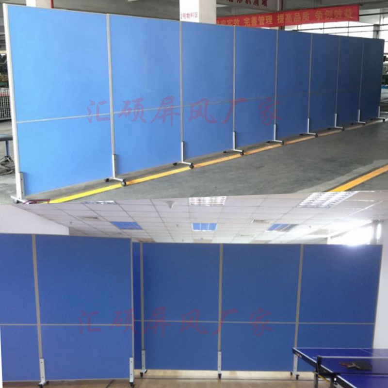 Simple workshop mobile screen plate with wheel corridor warehouse activity partition wall office screen high partition wall