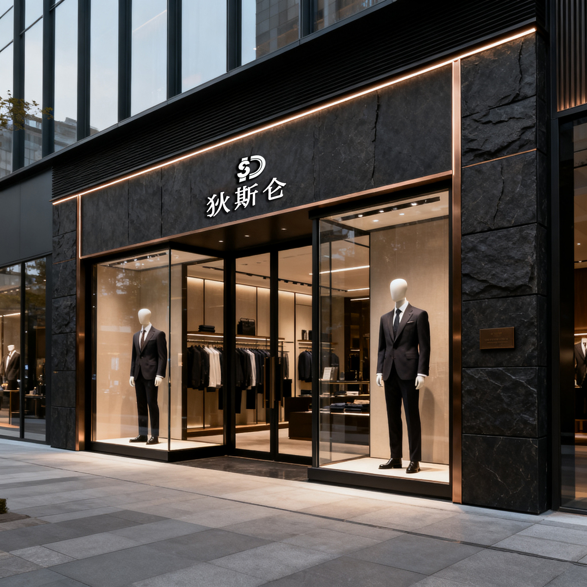 狄斯仑高端男装专柜店