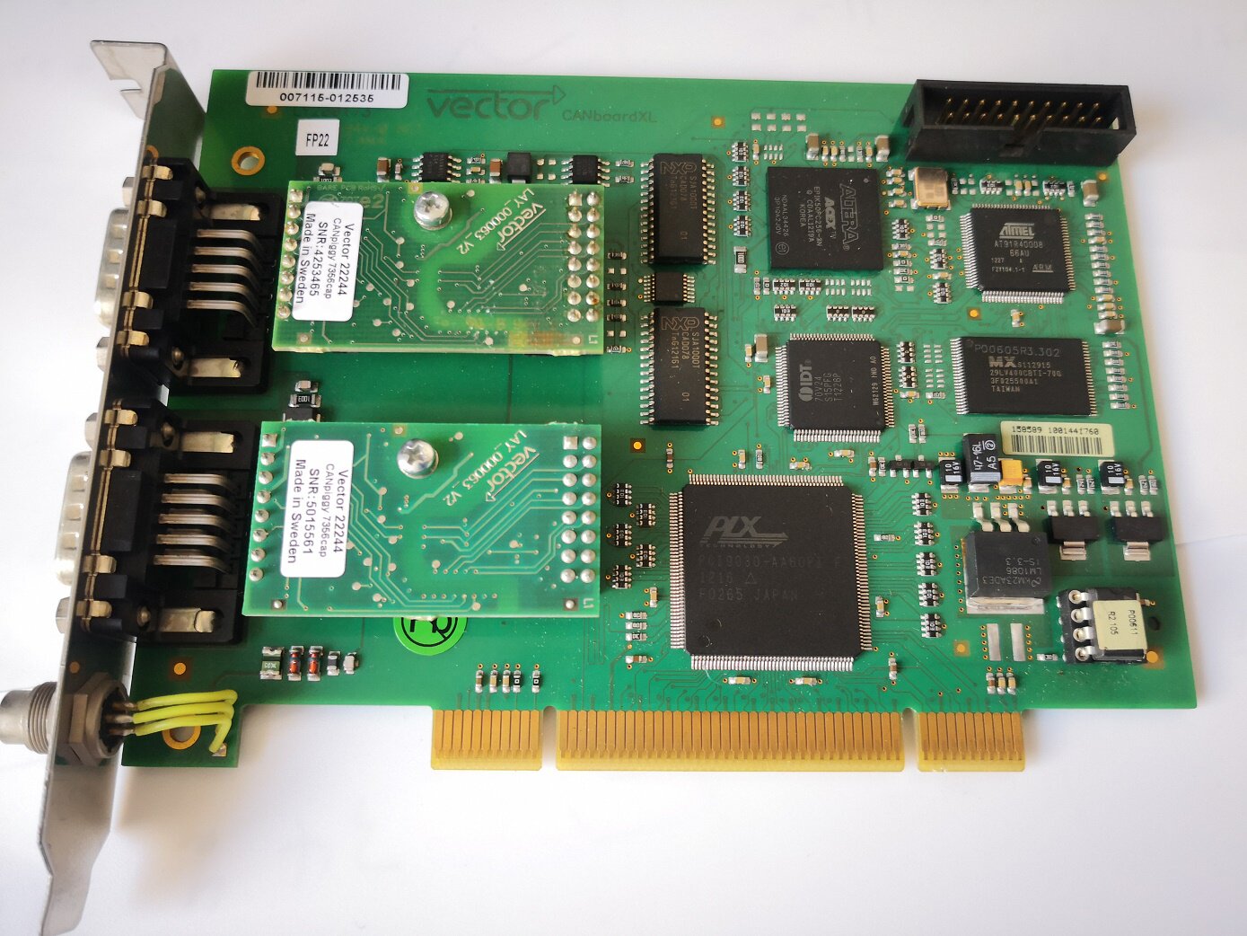 German VECTOR CANboardXL CAN card CAN LIN interface PCI