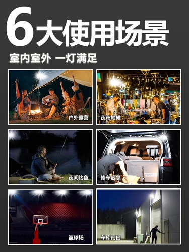 Перезаряжаемая супер яркая светодиодная сверхдлинная лампочка, дорожное аварийное освещение