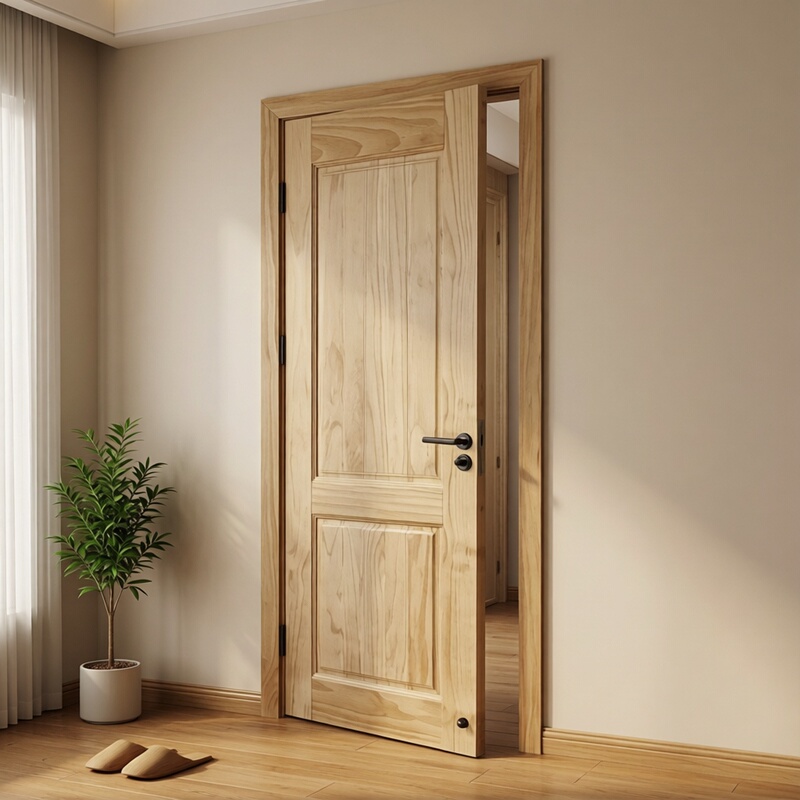New Zealand Pine Door, Red Oak Door, Cherry Wood Door, Ash Wood Door, Natural Wood Door, Solid Wood Door, Bedroom Door, Interior Door
