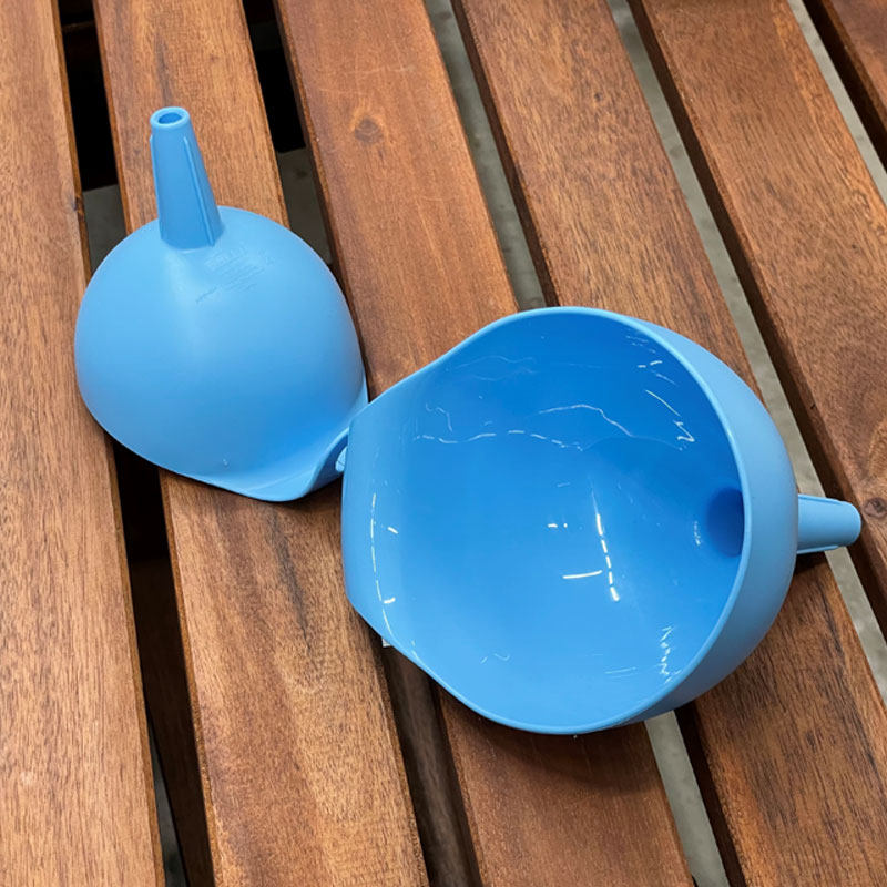 IKOSA Cousy Funnel 2 Piece Size Plastic Large Caliber Oil Leaks Kitchen Liquid Settlement