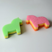 Ikea Snaboca sponge wipe double-sided scrub magic wipe cloth clean dishcloth wash pan Decontamination sponge