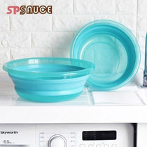 Japan can hang folding basin portable thick travel travel travel telescopic basin Baby Baby Baby Face bath