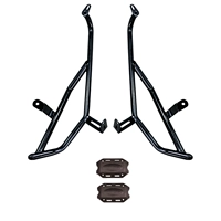 Задний бампер+черный держатель (утолщенная труба) двойная краска