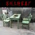 Chủ đề cá tính nội thất nhà hàng tùy chỉnh làm retro cũ bàn ăn gỗ rắn và ghế lẩu nướng một - FnB Furniture FnB Furniture