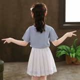 Летнее платье, юбка, летняя летняя одежда, наряд маленькой принцессы, коллекция 2021, популярно в интернете, в западном стиле, подходит для подростков